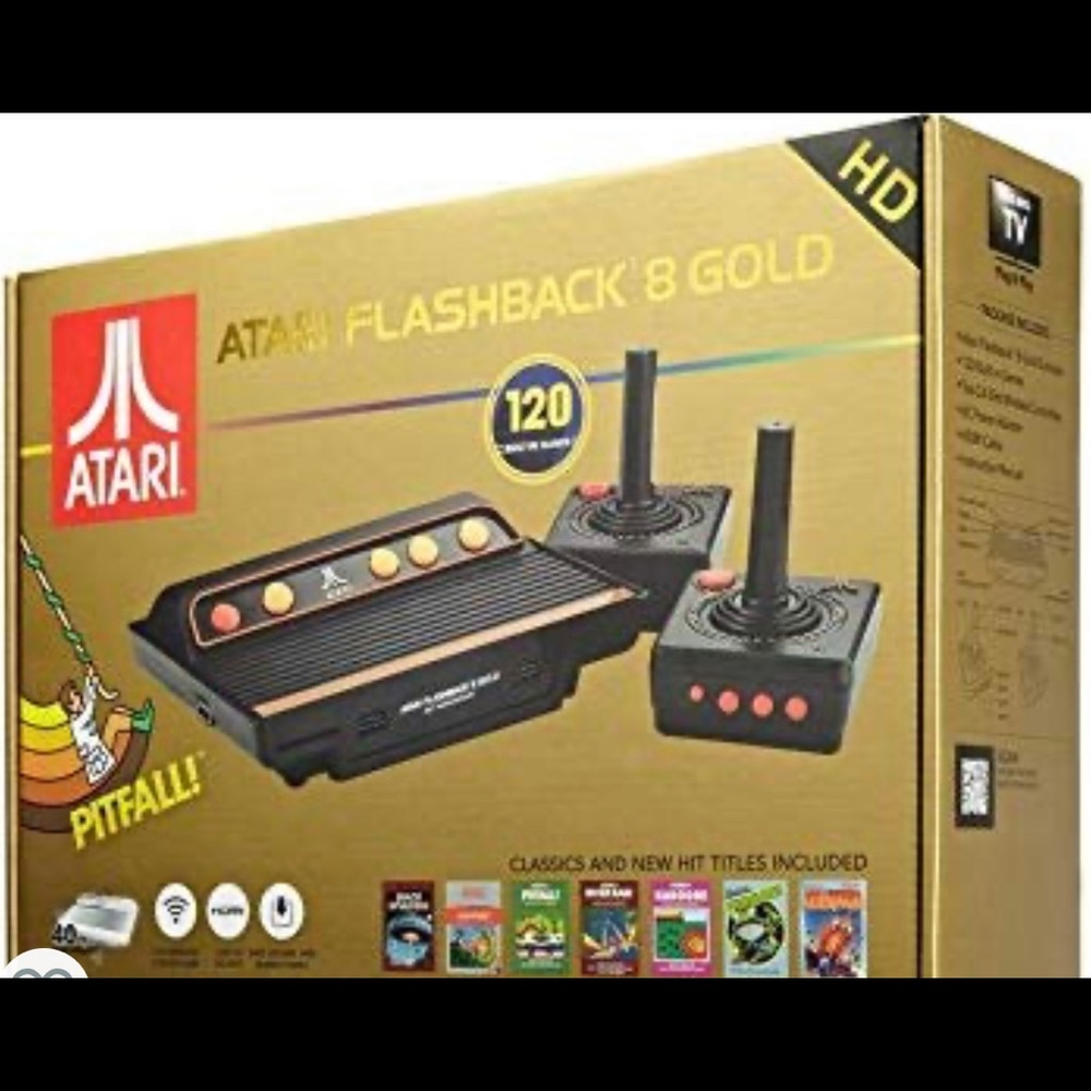 Atari Flashback 8 Gold Console HDMI W/Controllers